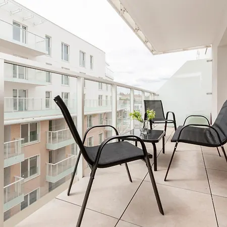 アパート Apartly- Bulvar32, Balkon,widok & Parking