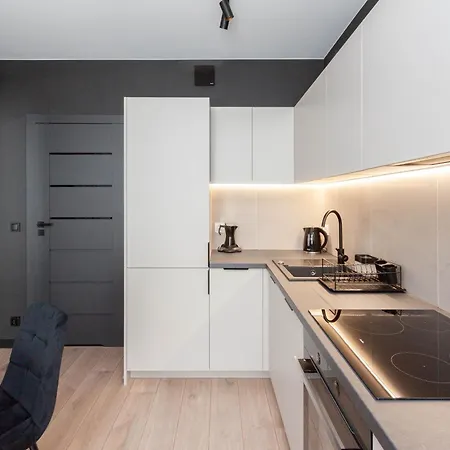 Apartly- Bulvar32, Balkon,widok & Parking アパート *