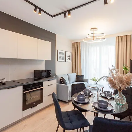 アパート Apartly- Bulvar32, Balkon,widok & Parking *